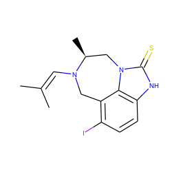 CC(C)=CN1Cc2c(I)ccc3[nH]c(=S)n(c23)C[C@@H]1C ZINC000101702047