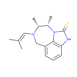 CC(C)=CN1Cc2cccc3[nH]c(=S)n(c23)[C@@H](C)[C@H]1C ZINC000101705722