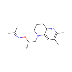 CC(C)=NO[C@@H](C)CN1CCCc2nc(C)c(C)cc21 ZINC000003964982