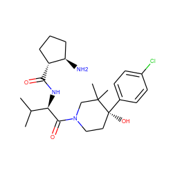 CC(C)[C@@H](NC(=O)[C@@H]1CCC[C@H]1N)C(=O)N1CC[C@](O)(c2ccc(Cl)cc2)C(C)(C)C1 ZINC000096272228