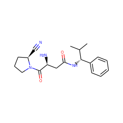 CC(C)[C@@H](NC(=O)C[C@H](N)C(=O)N1CCC[C@H]1C#N)c1ccccc1 ZINC000028467209