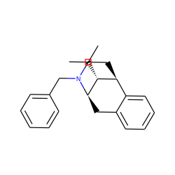 CC(C)[C@@H]1[C@H]2CCN(Cc3ccccc3)[C@@H]1Cc1ccccc12 ZINC000013801923