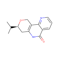 CC(C)[C@@H]1Cc2[nH]c(=O)c3cccnc3c2CO1 ZINC000210423429