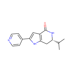 CC(C)[C@@H]1Cc2[nH]c(-c3ccncc3)cc2C(=O)N1 ZINC000040828637