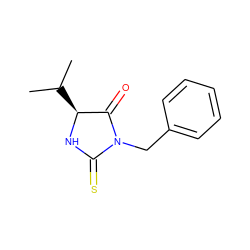 CC(C)[C@@H]1NC(=S)N(Cc2ccccc2)C1=O ZINC000000270556