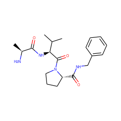 CC(C)[C@H](NC(=O)[C@H](C)N)C(=O)N1CCC[C@H]1C(=O)NCc1ccccc1 ZINC000003937500