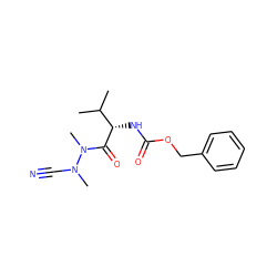 CC(C)[C@H](NC(=O)OCc1ccccc1)C(=O)N(C)N(C)C#N ZINC000066101232