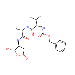 CC(C)[C@H](NC(=O)OCc1ccccc1)C(=O)N[C@@H](C)C(=O)N[C@H]1CC(=O)O[C@@H]1O ZINC000026660562