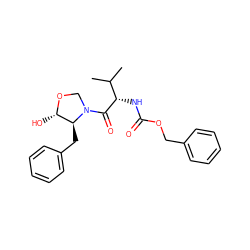 CC(C)[C@H](NC(=O)OCc1ccccc1)C(=O)N1CO[C@@H](O)[C@@H]1Cc1ccccc1 ZINC000003826555