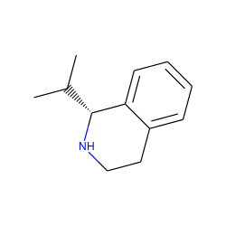 CC(C)[C@H]1NCCc2ccccc21 ZINC000005284977