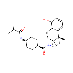 CC(C)C(=O)N[C@H]1CC[C@@H](C(=O)N2CC[C@@]3(C)c4cccc(O)c4C[C@@H]2C3(C)C)CC1 ZINC001772639444