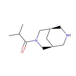 CC(C)C(=O)N1C[C@@H]2CNC[C@@H](C2)C1 ZINC000103243631