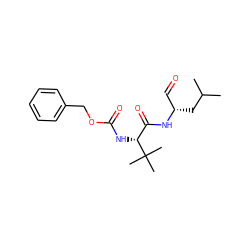 CC(C)C[C@@H](C=O)NC(=O)[C@@H](NC(=O)OCc1ccccc1)C(C)(C)C ZINC000027620289