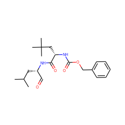 CC(C)C[C@@H](C=O)NC(=O)[C@H](CC(C)(C)C)NC(=O)OCc1ccccc1 ZINC000027618532