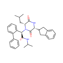 CC(C)C[C@@H]1C(=O)N[C@H](C2Cc3ccccc3C2)C(=O)N1[C@@H](C(=O)NC(C)C)c1ccccc1-c1ccccc1 ZINC000084707636