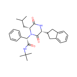 CC(C)C[C@@H]1C(=O)N[C@H](C2Cc3ccccc3C2)C(=O)N1[C@H](C(=O)NC(C)(C)C)c1ccccc1 ZINC000013674908