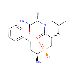 CC(C)C[C@H](C[P@](=O)(O)[C@@H](N)CCc1ccccc1)C(=O)N[C@@H](C)C(N)=O ZINC001772604043