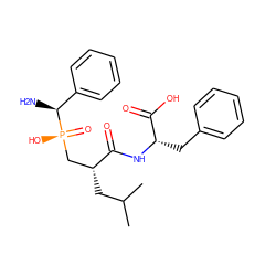 CC(C)C[C@H](C[P@](=O)(O)[C@@H](N)c1ccccc1)C(=O)N[C@@H](Cc1ccccc1)C(=O)O ZINC000013807155