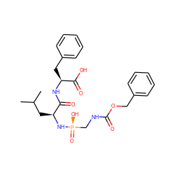 CC(C)C[C@H](N[P@](=O)(O)CNC(=O)OCc1ccccc1)C(=O)N[C@@H](Cc1ccccc1)C(=O)O ZINC000013651482