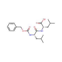 CC(C)C[C@H](NC(=O)[C@H](CC(C)C)NC(=O)OCc1ccccc1)C(=O)O ZINC000004598914