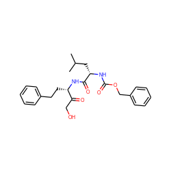 CC(C)C[C@H](NC(=O)OCc1ccccc1)C(=O)N[C@@H](CCc1ccccc1)C(=O)CO ZINC000013818721