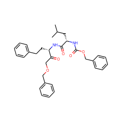 CC(C)C[C@H](NC(=O)OCc1ccccc1)C(=O)N[C@@H](CCc1ccccc1)C(=O)COCc1ccccc1 ZINC000026732280