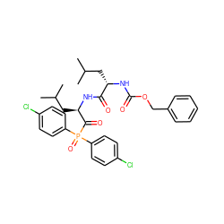 CC(C)C[C@H](NC(=O)OCc1ccccc1)C(=O)N[C@H](CC(C)C)C(=O)P(=O)(c1ccc(Cl)cc1)c1ccc(Cl)cc1 ZINC000036269539