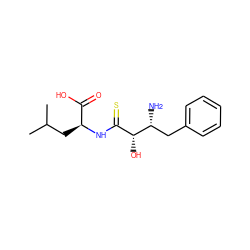 CC(C)C[C@H](NC(=S)[C@@H](O)[C@H](N)Cc1ccccc1)C(=O)O ZINC000013861257