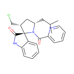 CC(C)C[C@H]1C[C@@H](CCl)[C@]2(C(=O)Nc3ccccc32)N1C(=O)c1ccccn1 ZINC001772655248