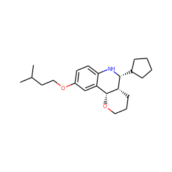 CC(C)CCOc1ccc2c(c1)[C@H]1OCCC[C@H]1[C@@H](C1CCCC1)N2 ZINC000095587994