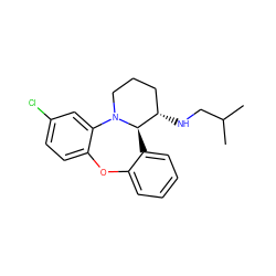 CC(C)CN[C@H]1CCCN2c3cc(Cl)ccc3Oc3ccccc3[C@H]12 ZINC000029037473