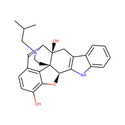 CC(C)CN1CC[C@]23c4c5ccc(O)c4O[C@@H]2c2[nH]c4ccccc4c2C[C@@]3(O)[C@H]1C5 ZINC000028522950