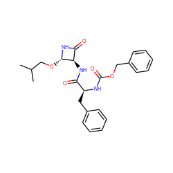 CC(C)CO[C@@H]1NC(=O)[C@H]1NC(=O)[C@H](Cc1ccccc1)NC(=O)OCc1ccccc1 ZINC000013486966