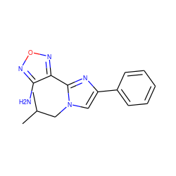 CC(C)Cn1cc(-c2ccccc2)nc1-c1nonc1N ZINC000049089380