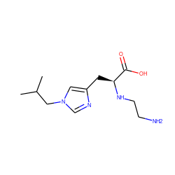 CC(C)Cn1cnc(C[C@H](NCCN)C(=O)O)c1 ZINC000028864862