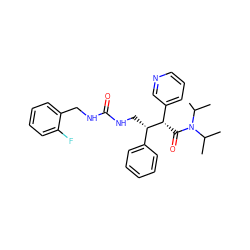 CC(C)N(C(=O)[C@@H](c1cccnc1)[C@@H](CNC(=O)NCc1ccccc1F)c1ccccc1)C(C)C ZINC000034947272