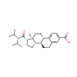 CC(C)N(C(=O)[C@H]1CC[C@H]2[C@@H]3CCc4cc(C(=O)O)ccc4[C@H]3CC[C@]12C)C(C)C ZINC000003799789