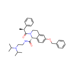 CC(C)N(CCNC(=O)[C@H]1c2ccc(OCc3ccccc3)cc2CCN1C(=O)[C@@H](C)c1ccccc1)C(C)C ZINC000028341566