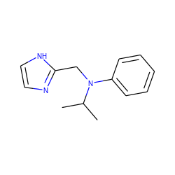 CC(C)N(Cc1ncc[nH]1)c1ccccc1 ZINC000095559428