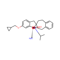 CC(C)N1C(=O)[C@@]2(N[C@H]1N)c1cc(OCC3CC3)ccc1CC21CCc2ccccc2CC1 ZINC001772599034