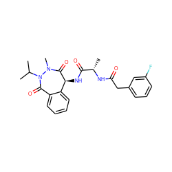 CC(C)N1C(=O)c2ccccc2[C@H](NC(=O)[C@H](C)NC(=O)Cc2cccc(F)c2)C(=O)N1C ZINC000027102804