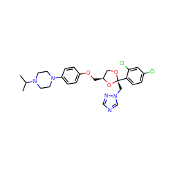 CC(C)N1CCN(c2ccc(OC[C@H]3CO[C@](Cn4cncn4)(c4ccc(Cl)cc4Cl)O3)cc2)CC1 ZINC000003873936