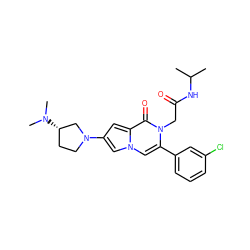 CC(C)NC(=O)Cn1c(-c2cccc(Cl)c2)cn2cc(N3CC[C@H](N(C)C)C3)cc2c1=O ZINC000058583795