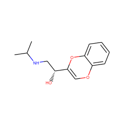 CC(C)NC[C@@H](O)C1=COc2ccccc2O1 ZINC000028092935