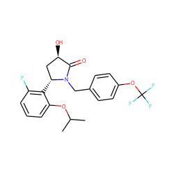 CC(C)Oc1cccc(F)c1[C@@H]1C[C@@H](O)C(=O)N1Cc1ccc(OC(F)(F)F)cc1 ZINC000167000406