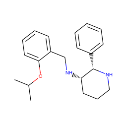 CC(C)Oc1ccccc1CN[C@H]1CCCN[C@H]1c1ccccc1 ZINC000026728703