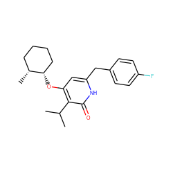 CC(C)c1c(O[C@H]2CCCC[C@H]2C)cc(Cc2ccc(F)cc2)[nH]c1=O ZINC000095591877