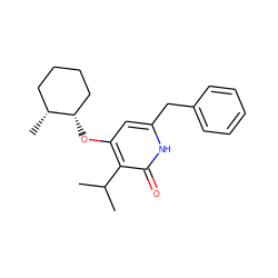 CC(C)c1c(O[C@H]2CCCC[C@H]2C)cc(Cc2ccccc2)[nH]c1=O ZINC000095589082