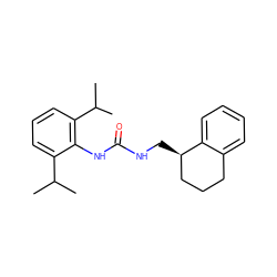 CC(C)c1cccc(C(C)C)c1NC(=O)NC[C@@H]1CCCc2ccccc21 ZINC000003799226