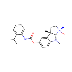 CC(C)c1ccccc1NC(=O)Oc1ccc2c(c1)[C@]1(C)CC[N@+](C)([O-])[C@@H]1N2C ZINC000253651316